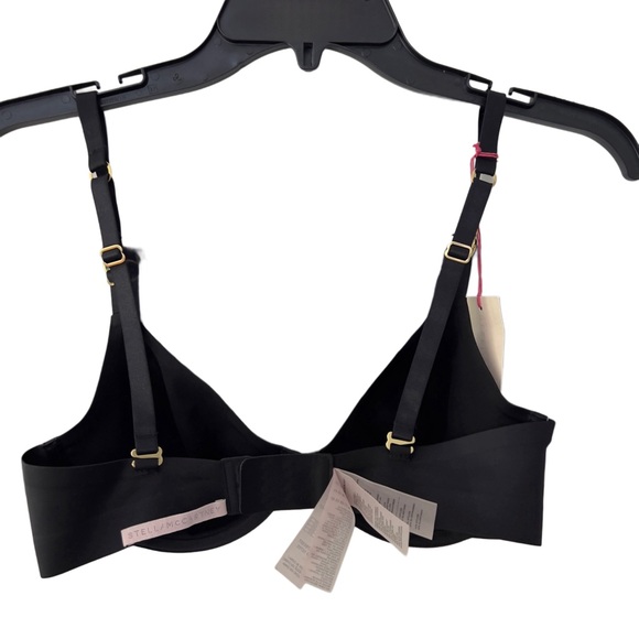STELLA MCCARTNEY Smooth Bra Wired #S75-107 Black Not Padded Size 32C BRAND NEW - Picture 5 of 9